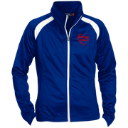 Racing Mom Ladies Raglan Sleeve Warmup Jacket