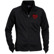 Racing Mom Ladies Raglan Sleeve Warmup Jacket