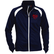 Racing Mom Ladies Raglan Sleeve Warmup Jacket