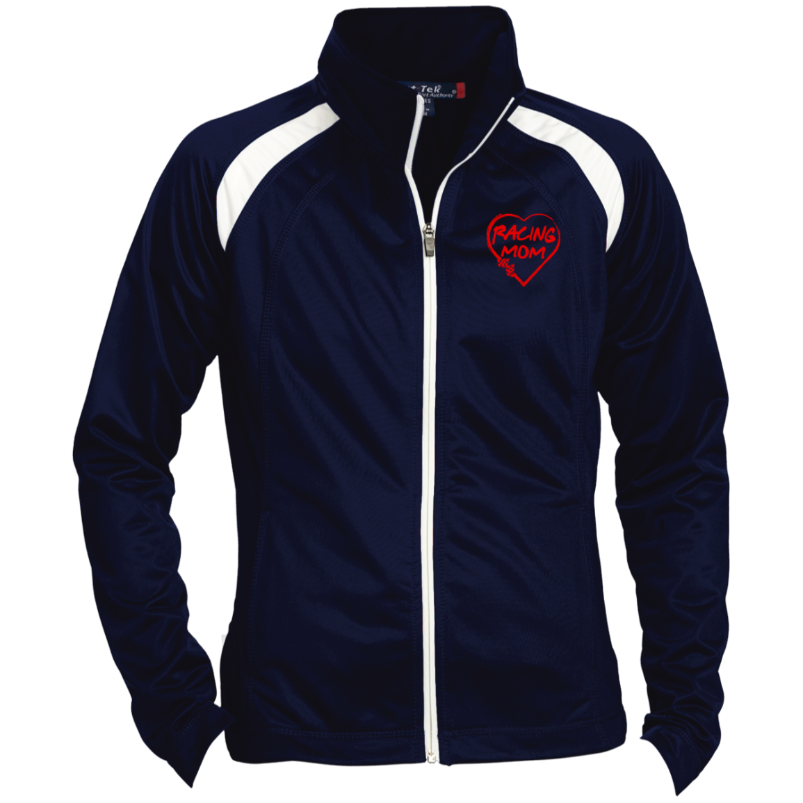 Racing Mom Ladies Raglan Sleeve Warmup Jacket