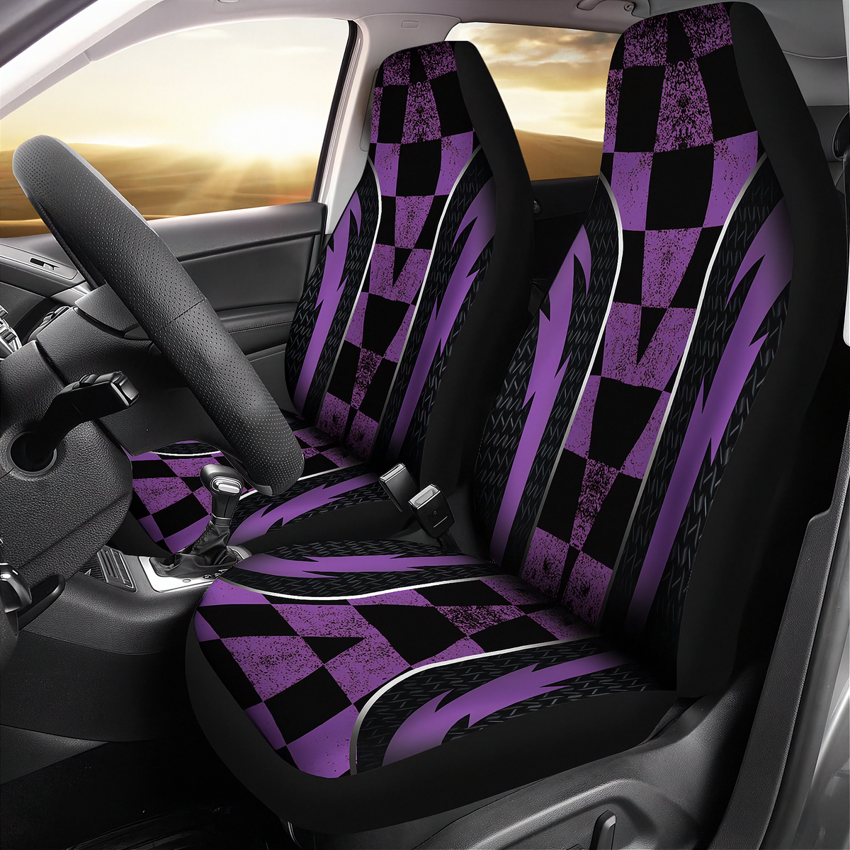 Racing Seat Covers | Purple | Set of 2 | RIIMB