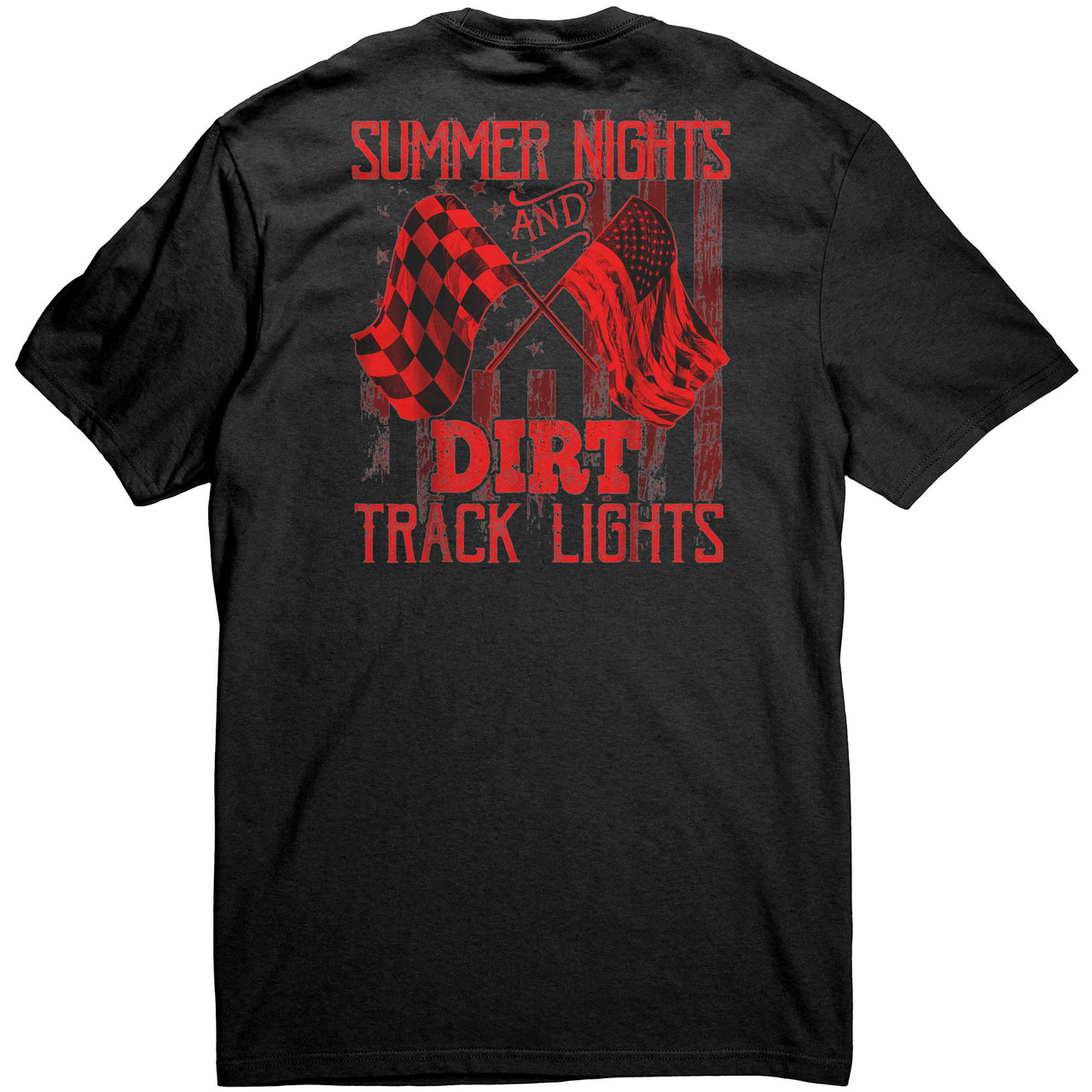 Summer Nights And Dirt Track Lights Tees RV