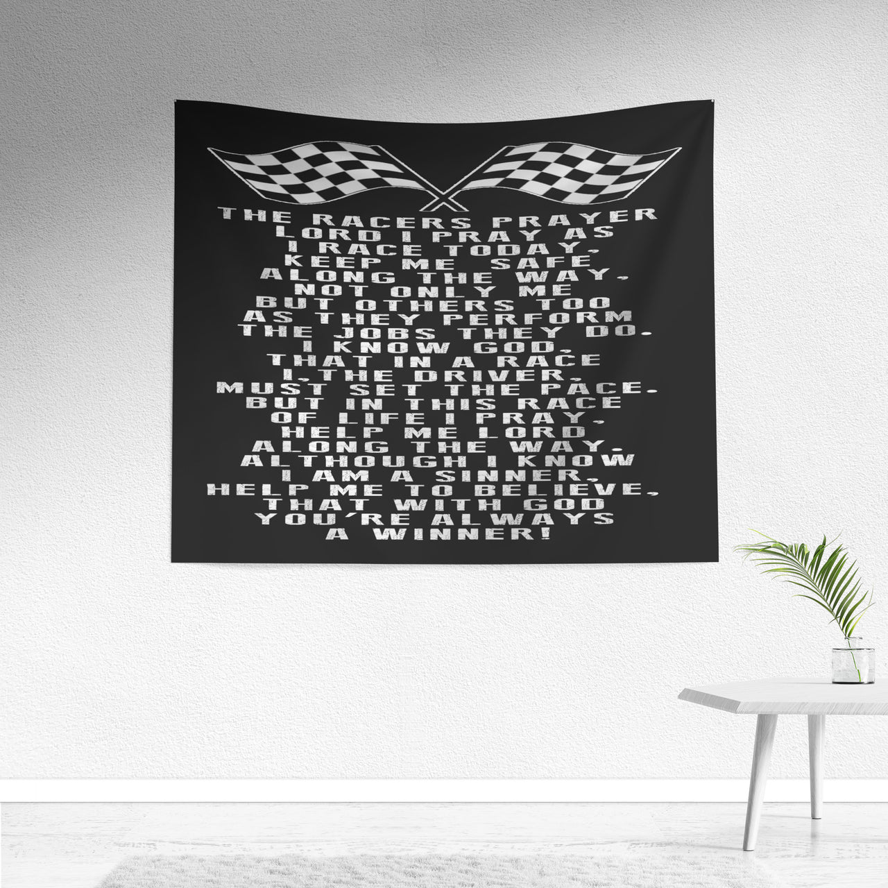 The Racers Prayer Tapestry