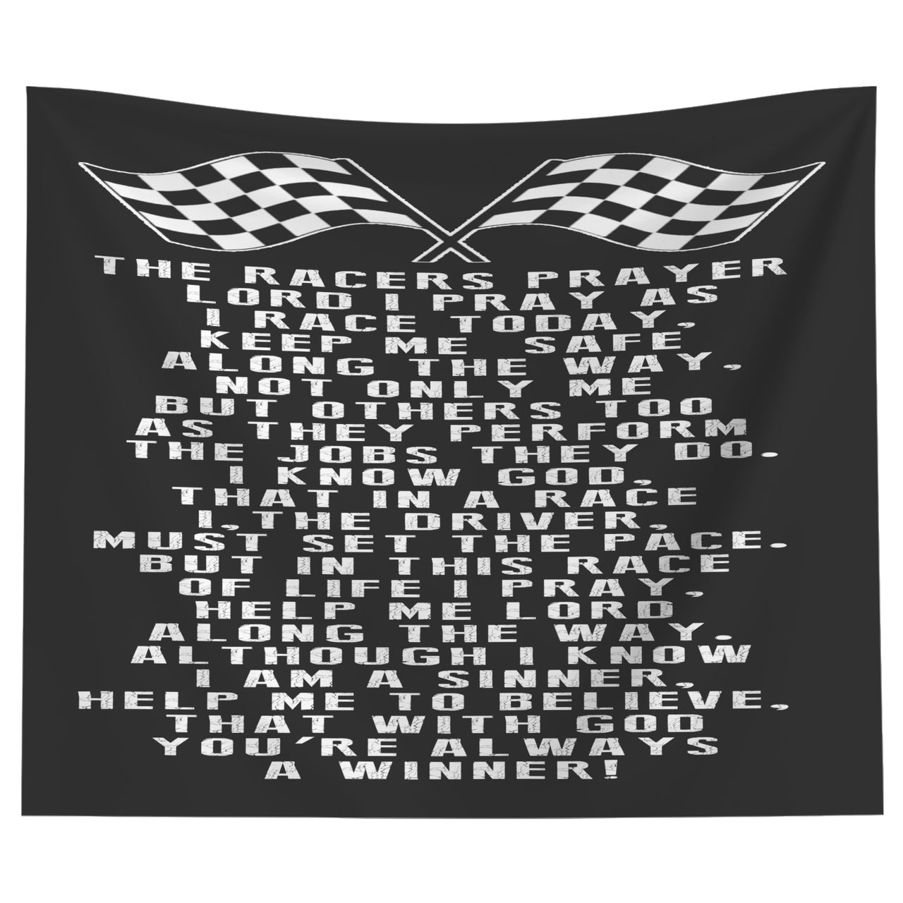 The Racers Prayer Tapestry