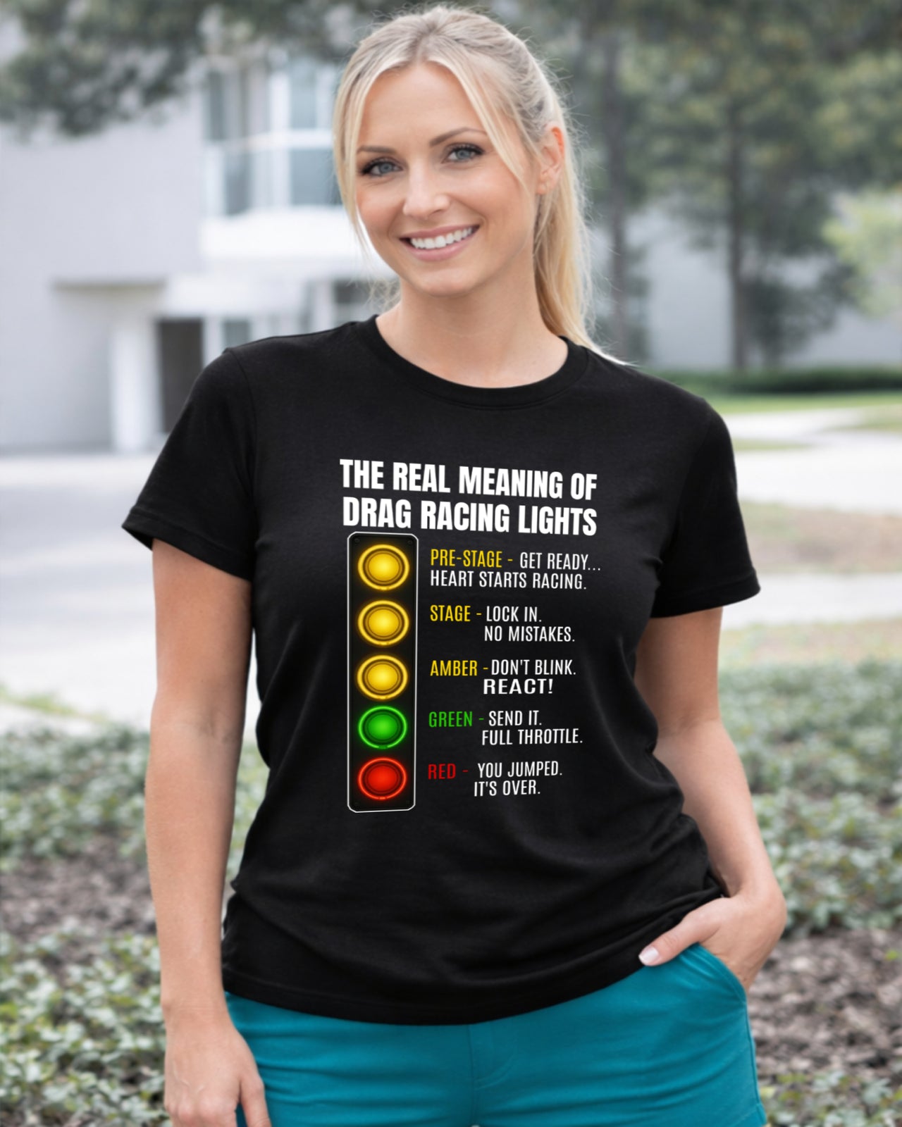 The Real Meaning Of Drag Racing Lights Women's T-Shirts – Premium Trackside Apparel DoF