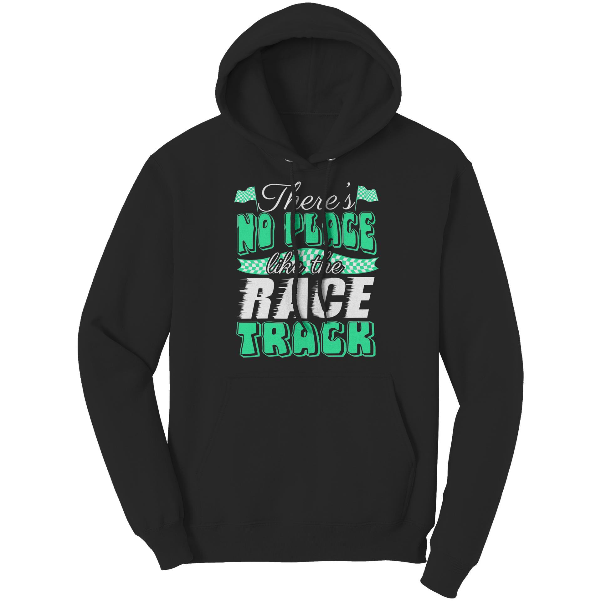 Theres_No_Place_Like_The_Race_Track_Tee_Black_Front_Mockup.png