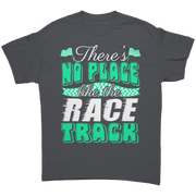 Theres_No_Place_Like_The_Race_Track_Tee_Charcoal_Front_Mockup.png