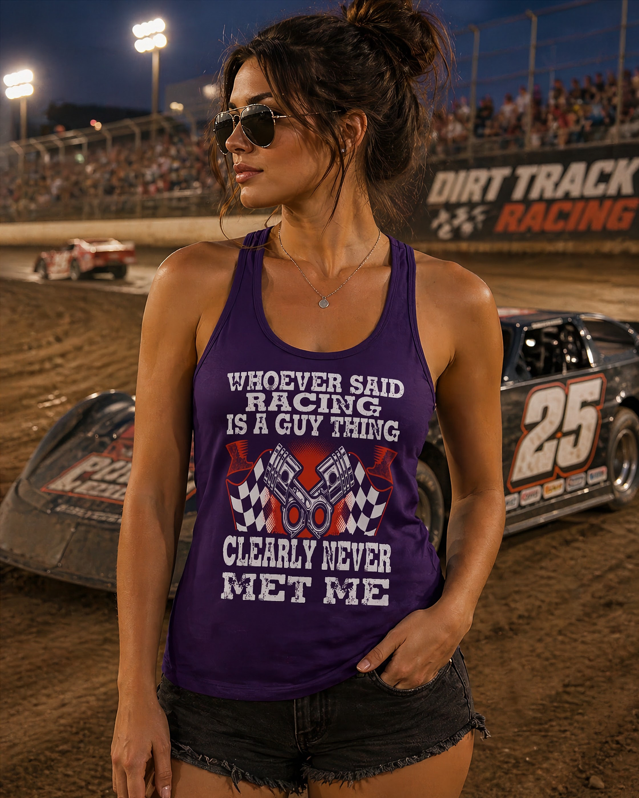 Whoever Said Racing Is A Guy Thing T-Shirts!