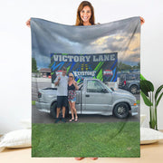 Custom photo blanket personalized gift with high-definition print
