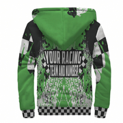 custom dirt racing sherpa hoodie