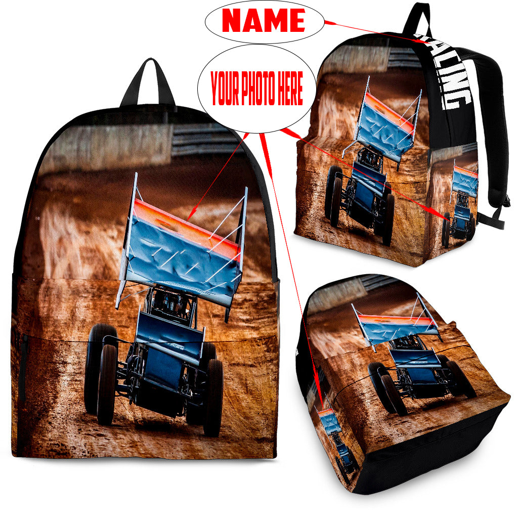 Custom Sprint Car Racing Backpack