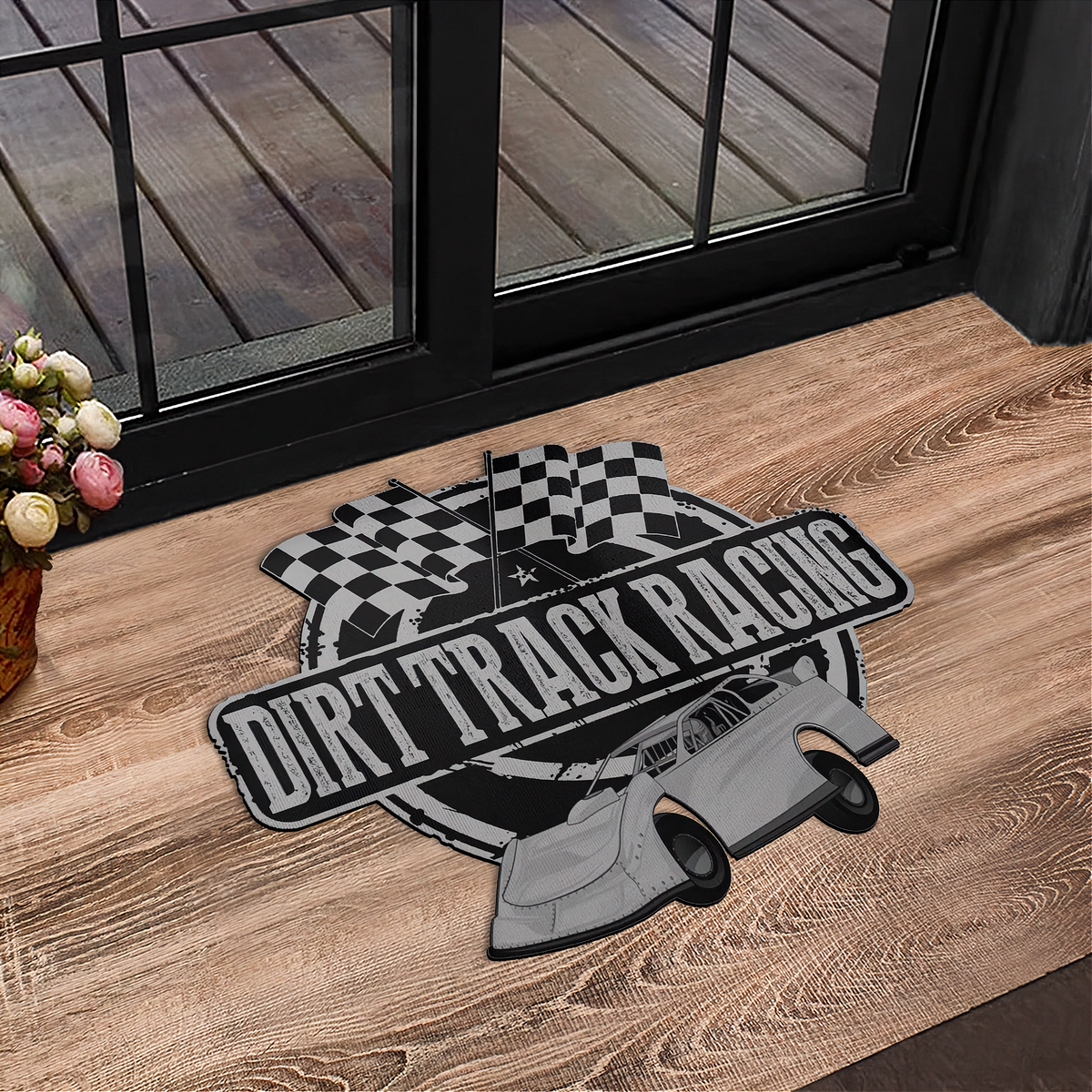 Shaped Late Model Door Mat V1 | Dirt Track Starts at the Door | RIIMB