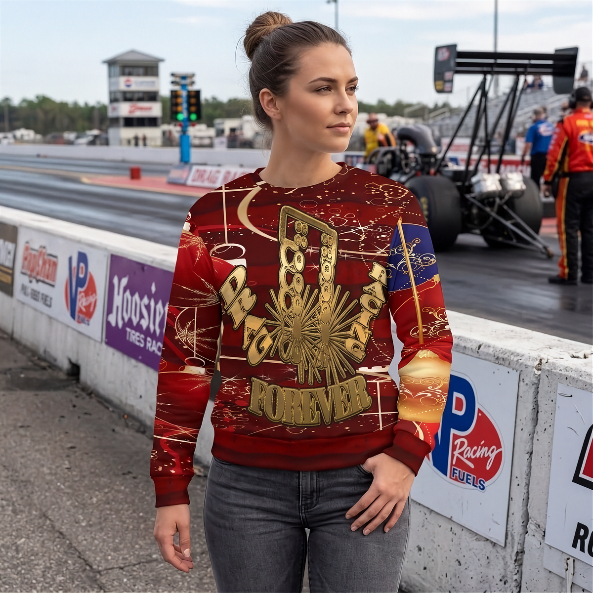 Drag Racing Women's Ugly Sweater V2 | Dress for Your Own Celebration | RIIMB