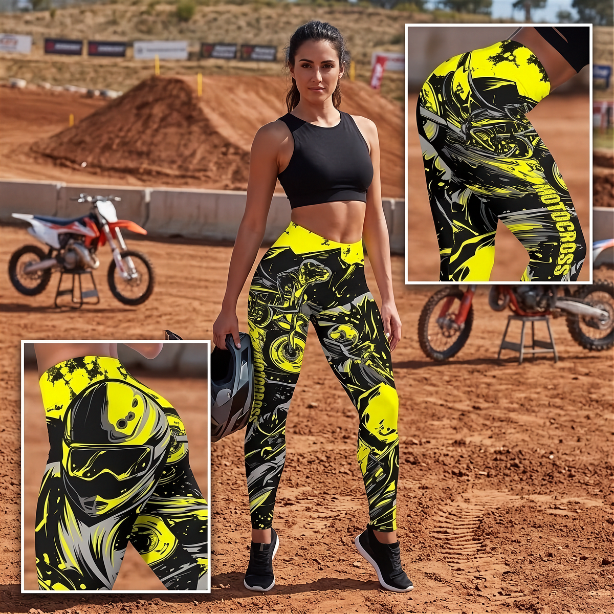 Yellow Motocross Leggings | Bring the Weekend Energy | RIIMB