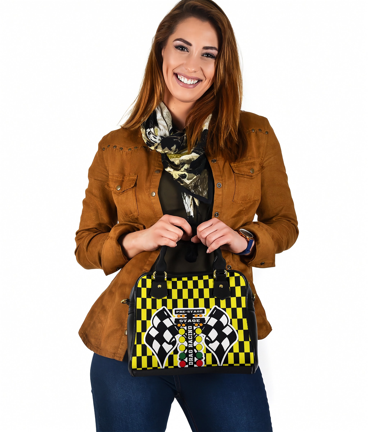 Yellow Drag Tree Shoulder Handbag | Staging-Line Anticipation | RIIMB