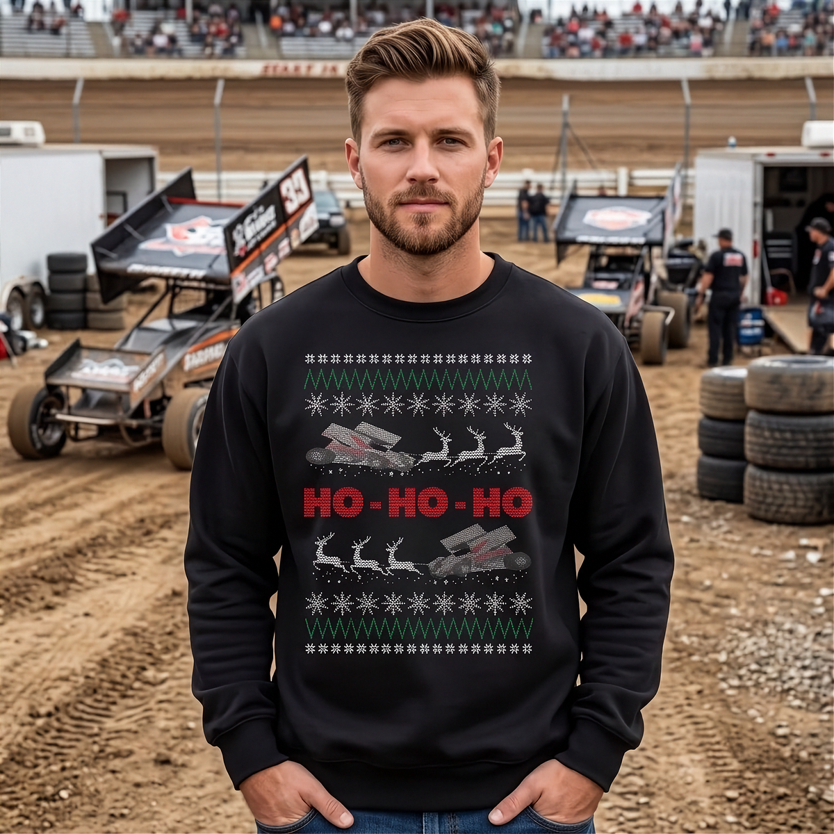 Sprint Car Ugly Sweater & Long Sleeves | Next Season Starts With a Plan | RIIMB