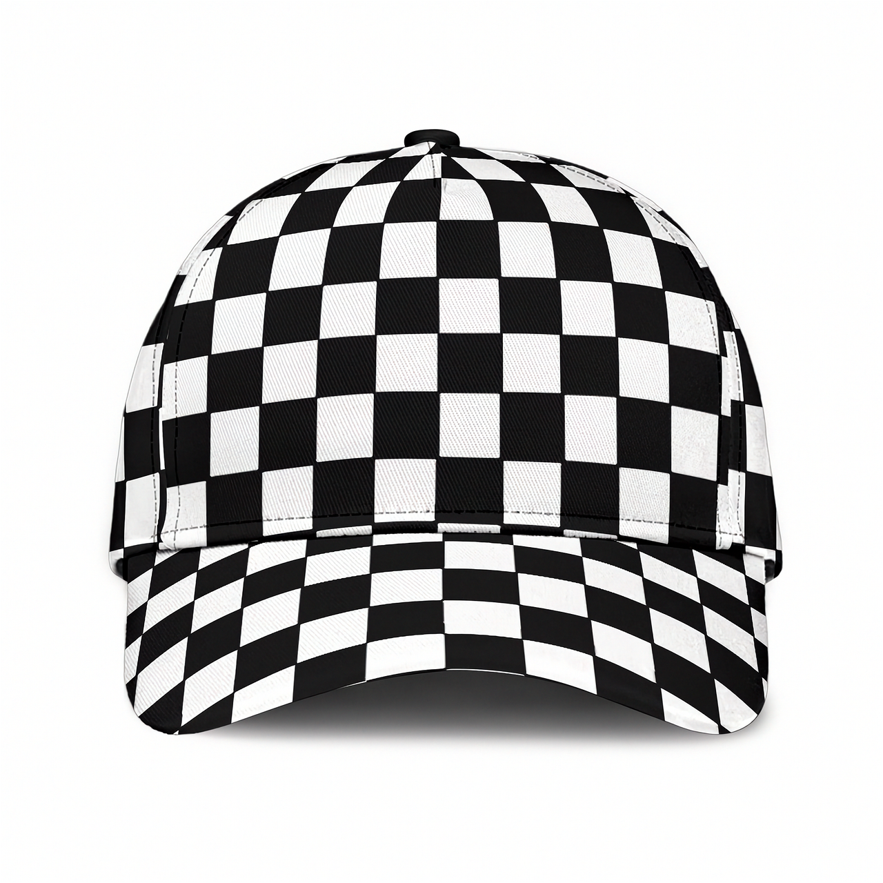 Racing Checkered Flag Classic Cap | Custom Motorsports Snapback Hat
