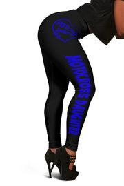 Motocross Daughter Heart Leggings