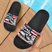 Drag racing USA slide sandals