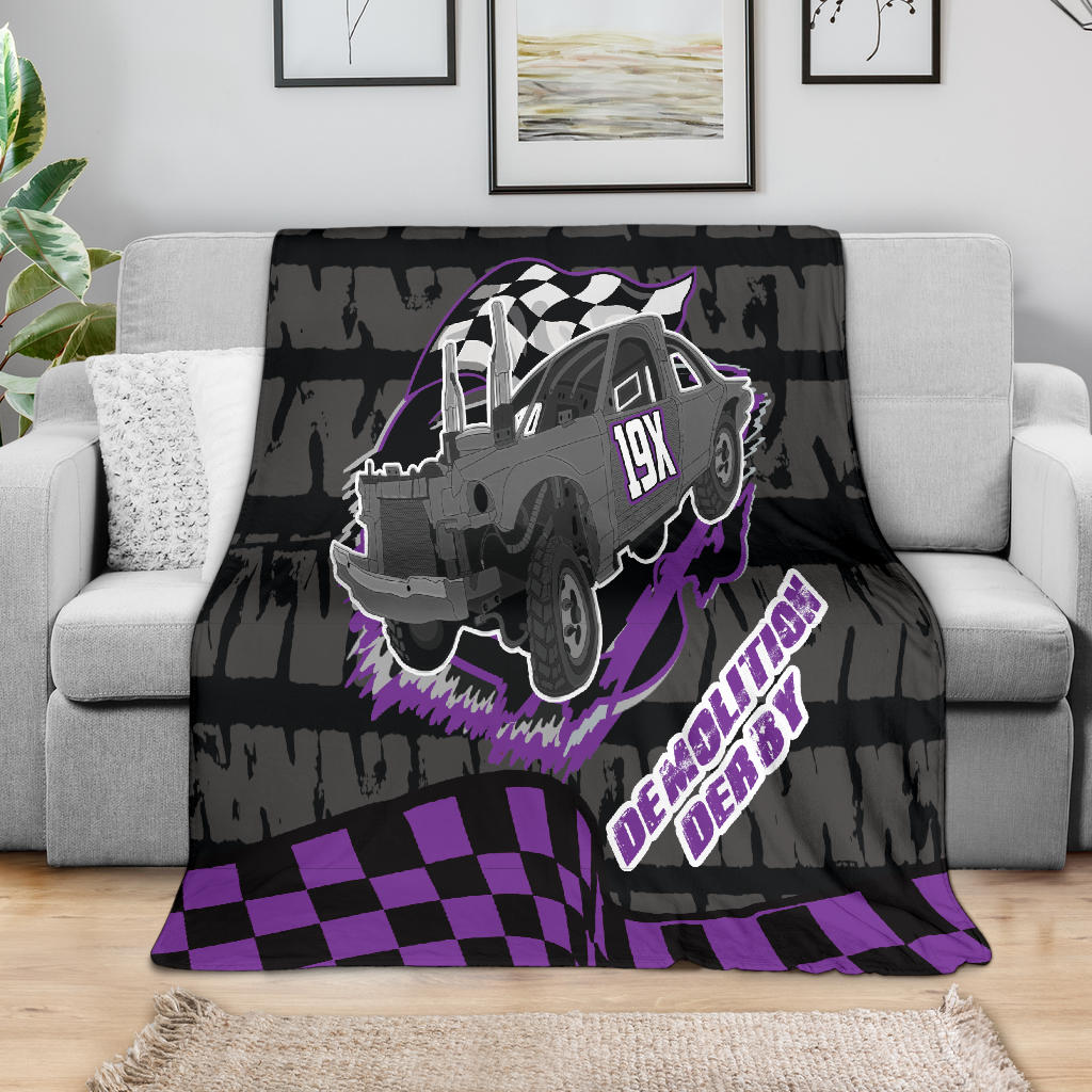 Custom demolition derby blanket N19X