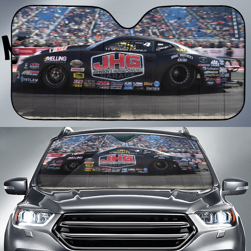 Custom Drag Racing Windshield Sun Shade