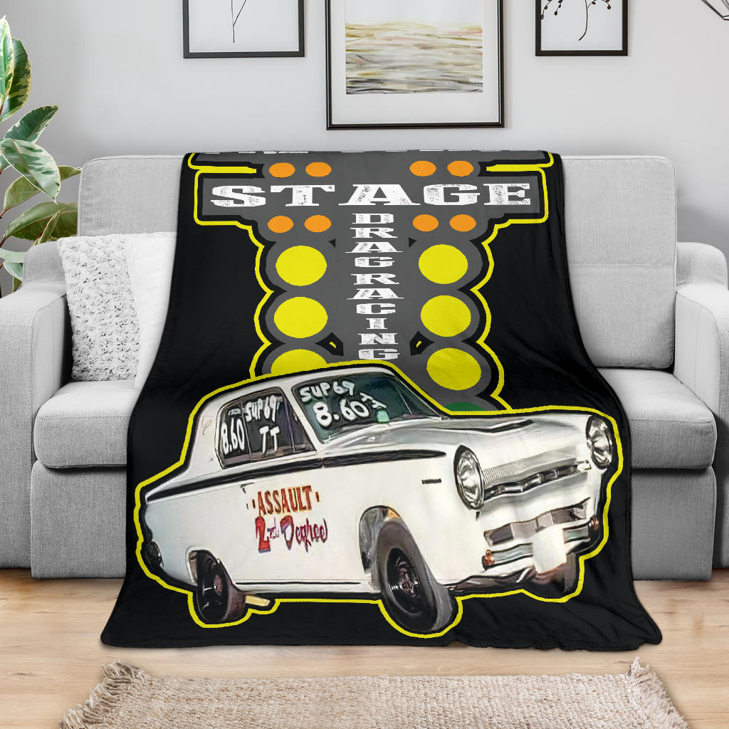 Custom Drag Racing Blanket V15