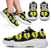 Drag Racing Heartbeat Chunky Sneakers