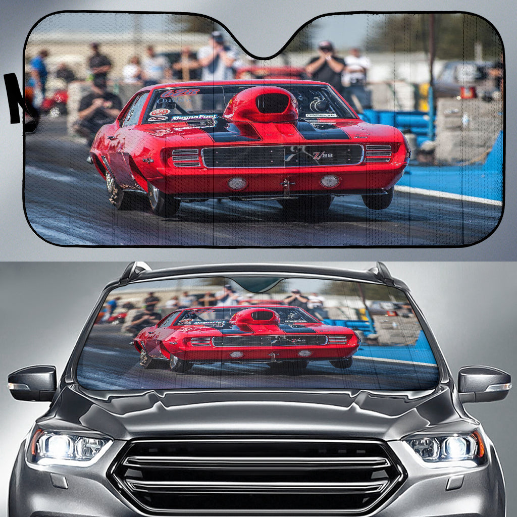 Custom Drag Racing Windshield Sun Shade