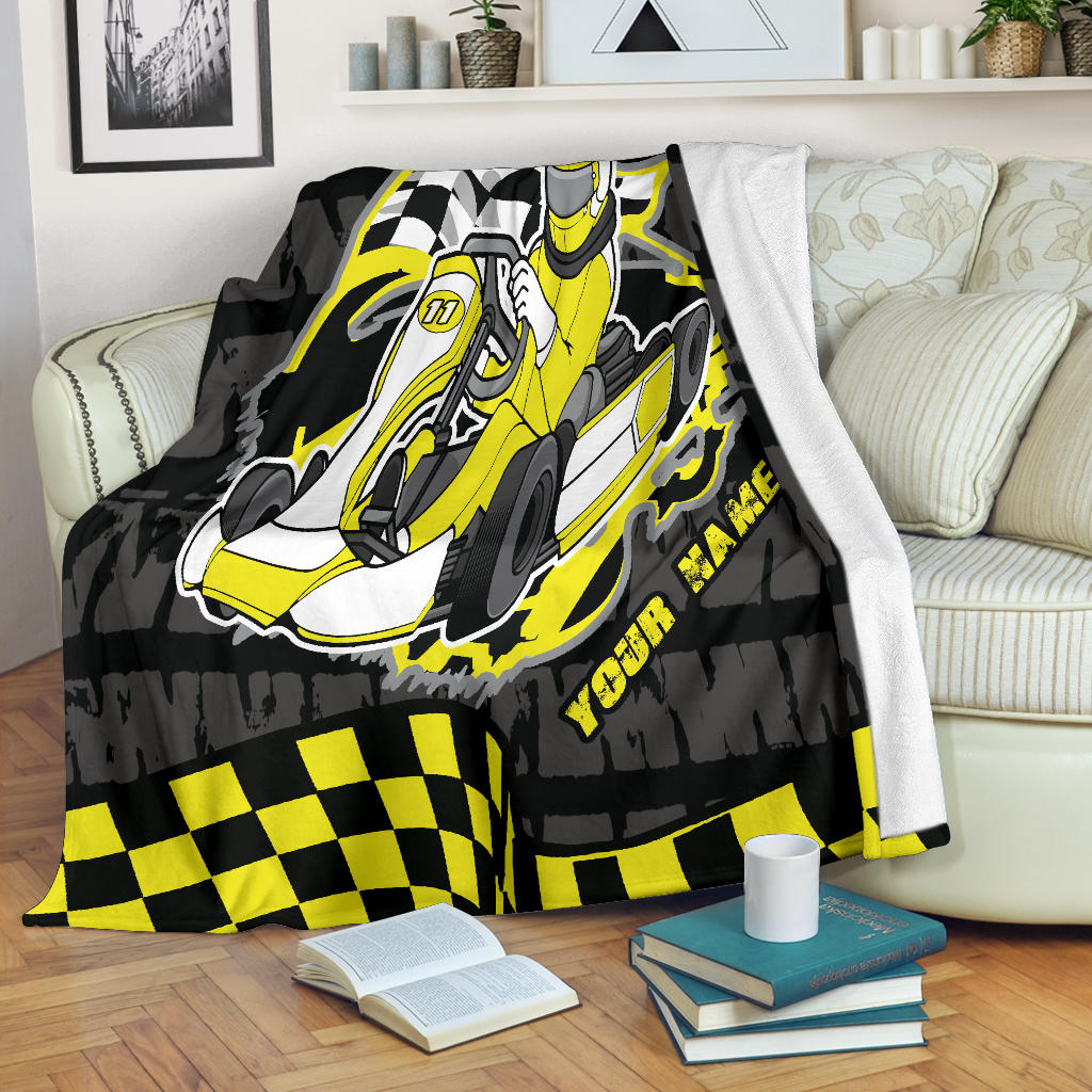 Custom Kart Racing Blanket