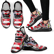 USA Drag Racing Mesh Sneakers