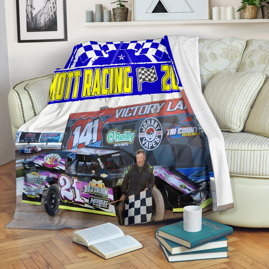 Custom MOTT RACING Blanket