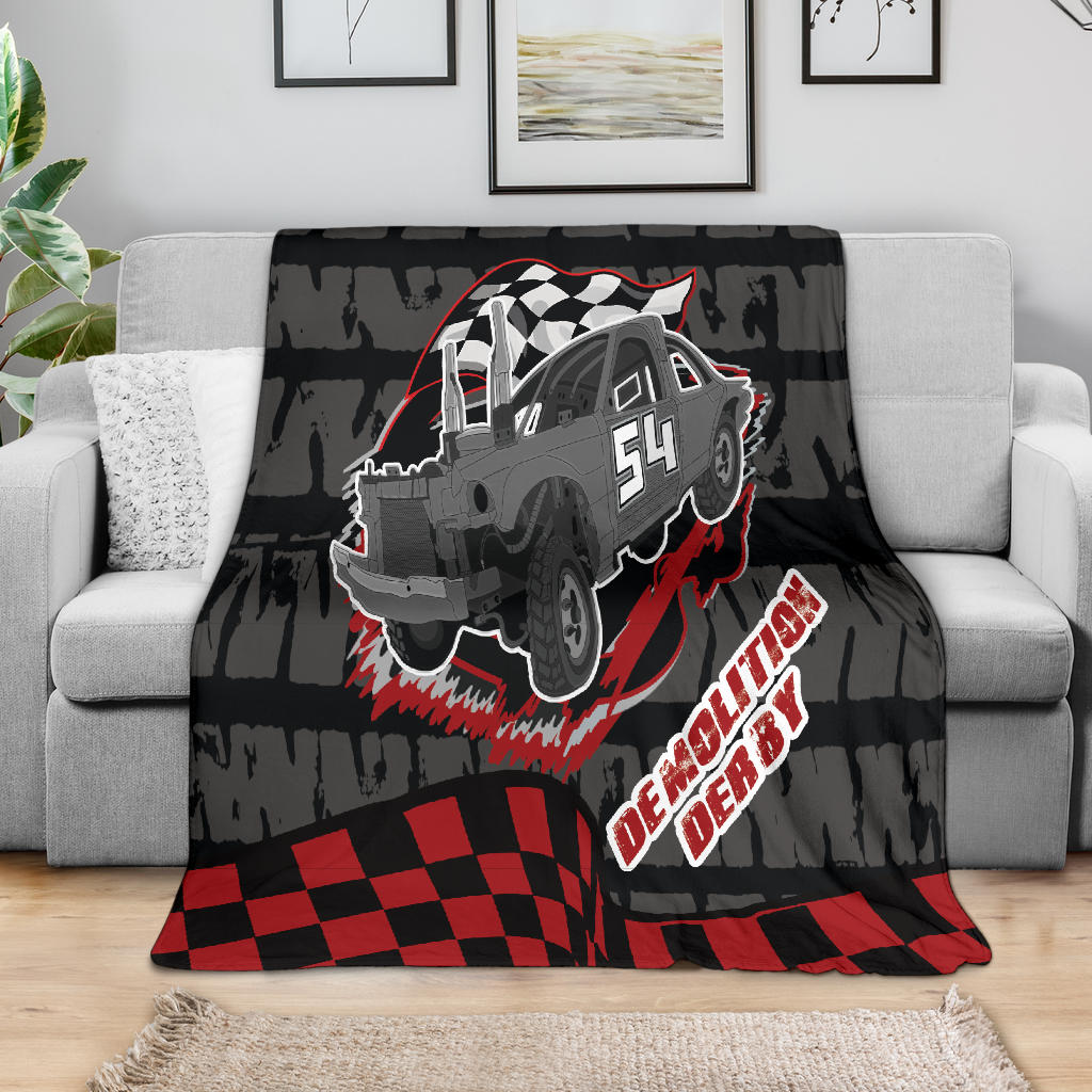 Custom demolition derby blanket N54