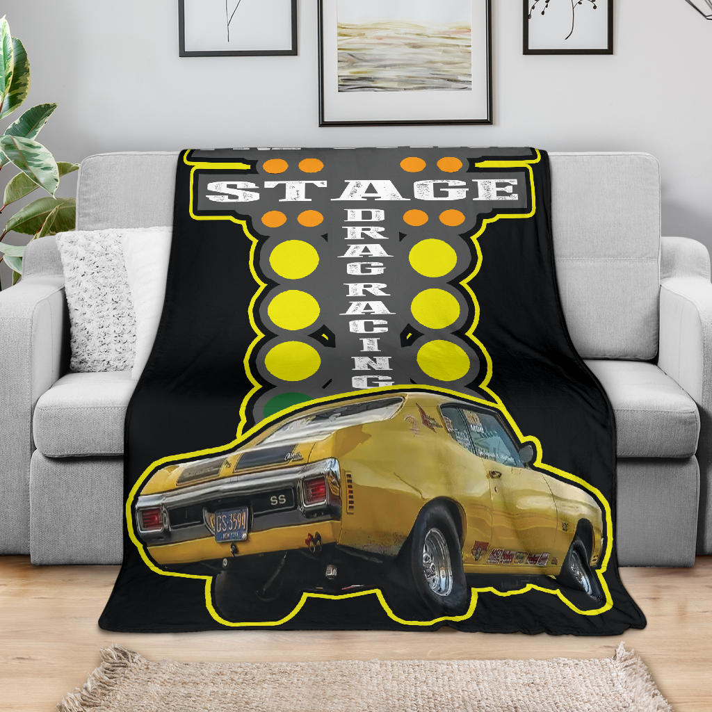 Custom Drag Racing Blanket V17