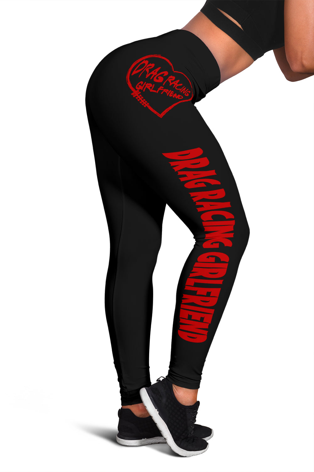 Drag Racing Girlfriend Heart Leggings