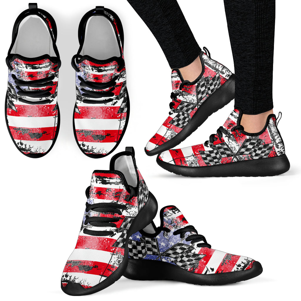 USA Racing Mesh Sneakers