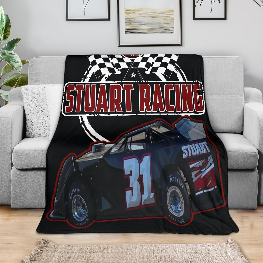 Custom Stuart Racing Blanket