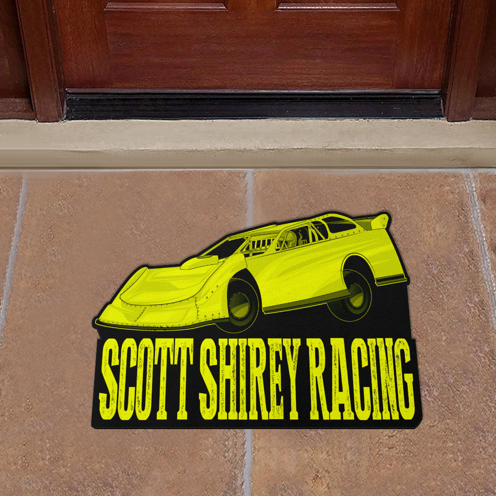 Custom Shaped Door Mat Scott Shirey Racing