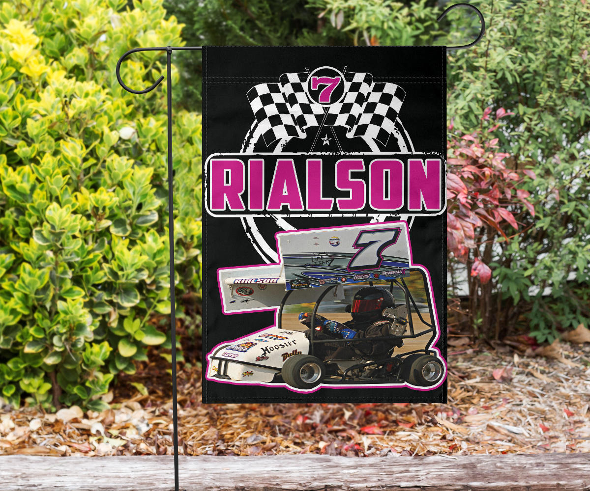 Custom Rialson Flag Pink