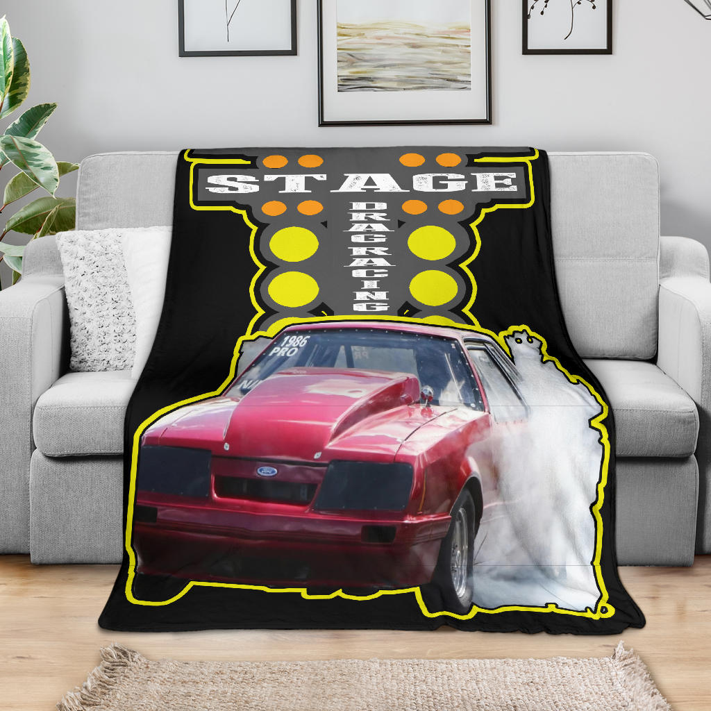 Custom Drag Racing Blanket V54