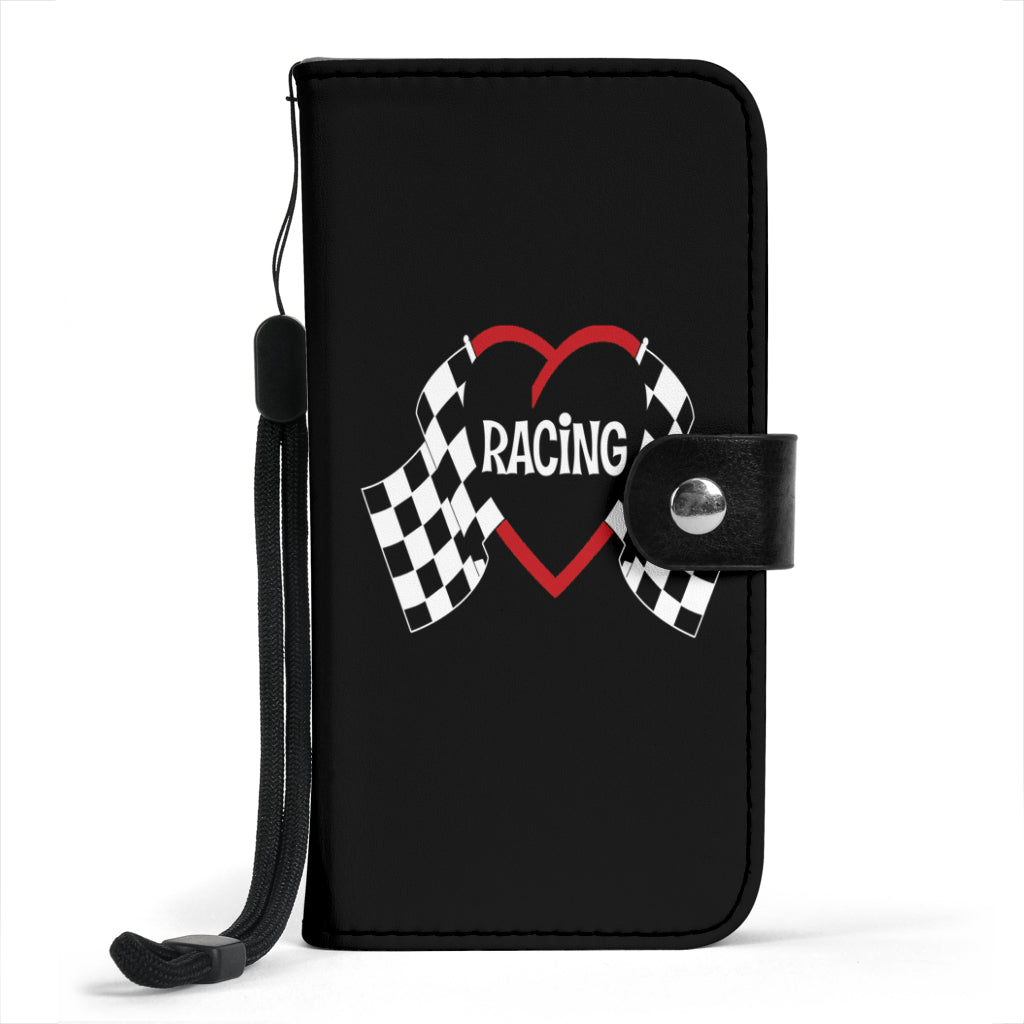 Racing Heart Wallet Case