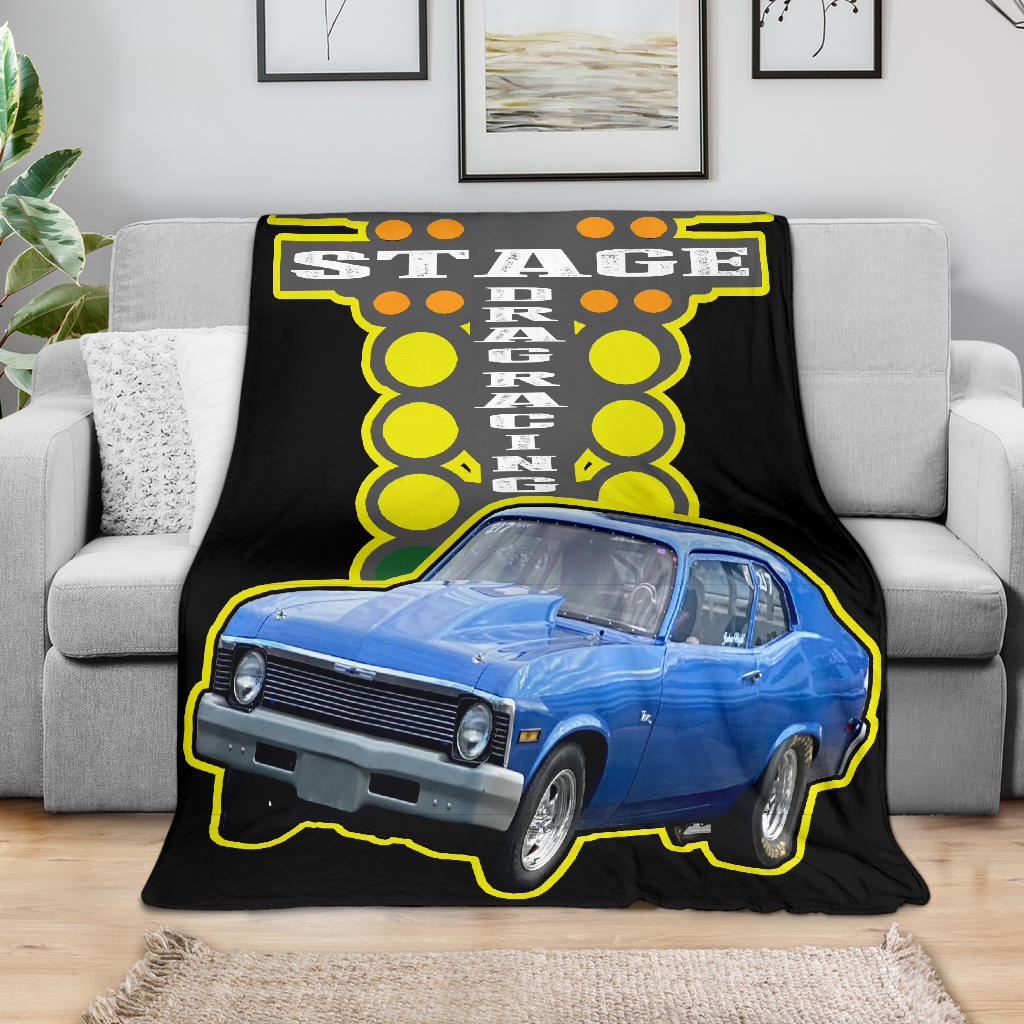 Custom Drag Racing Blanket V127