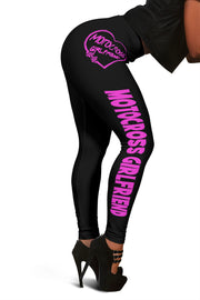 Motocross Girlfriend Heart Leggings