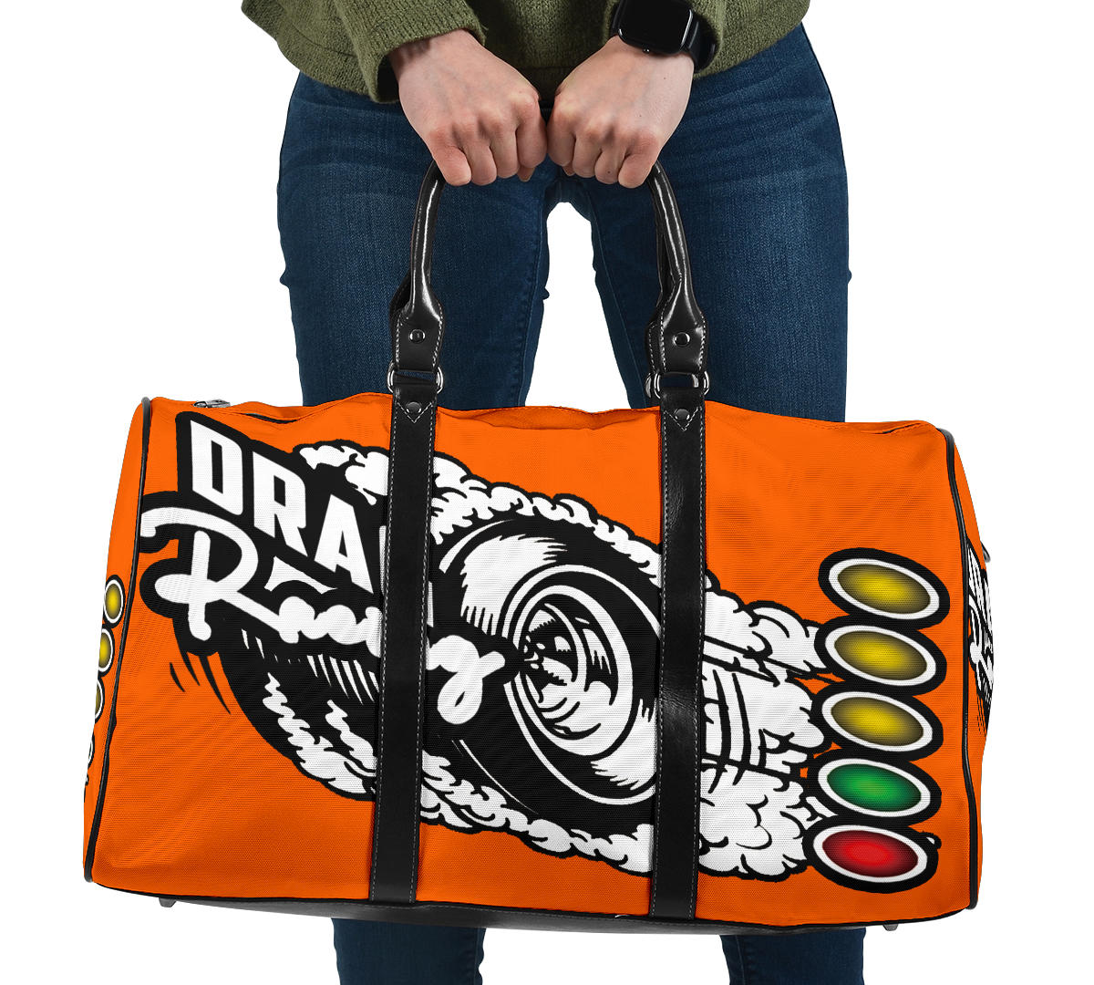 Drag Racing Travel Bag Orange