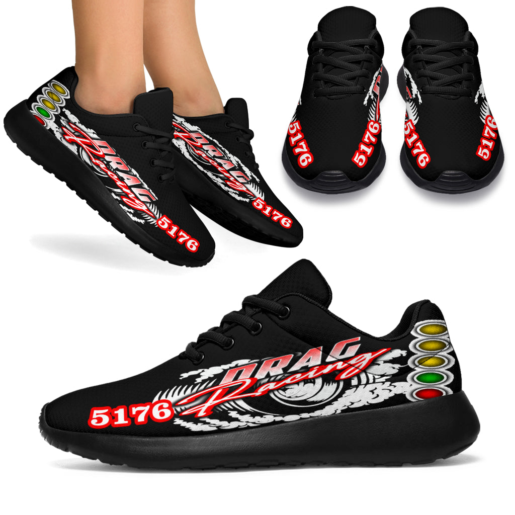 custom drag racing sneakers number 5176