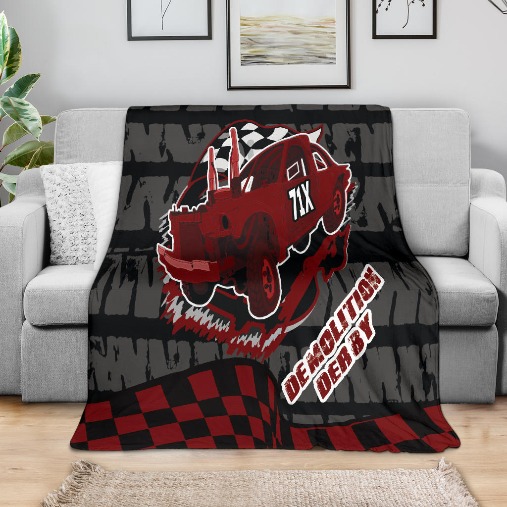 Custom demolition derby blanket N17X