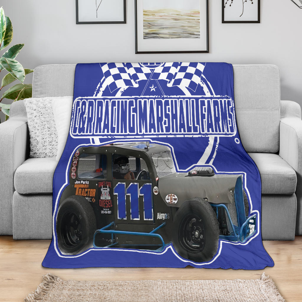 Custom C&R Racing Marshall Farms Blanket