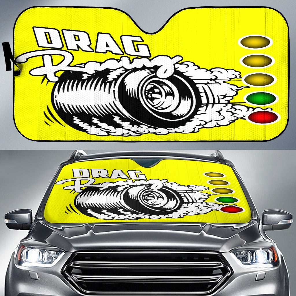 Drag Racing Windshield Sun Shade