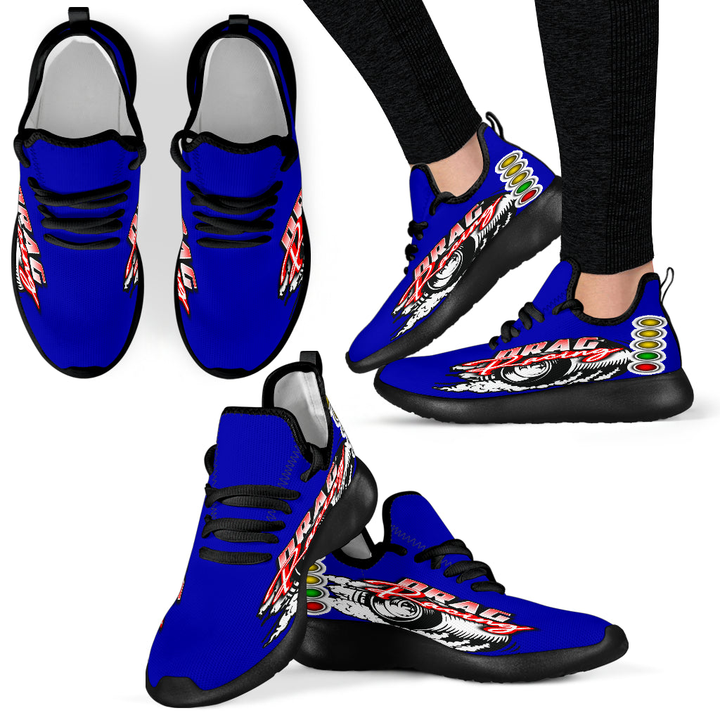 Drag Racing Mesh Sneakers Blue