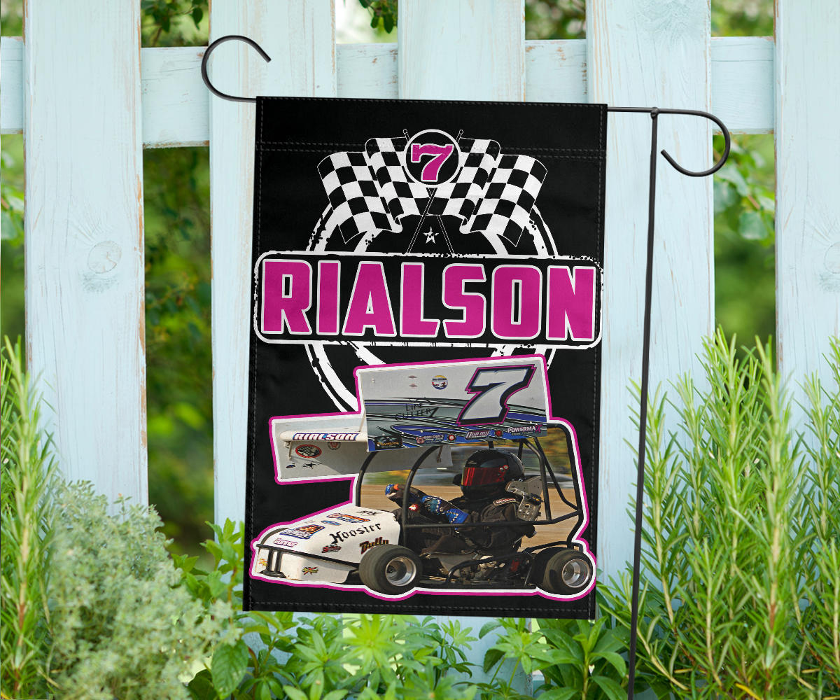 Custom Rialson Flag Pink