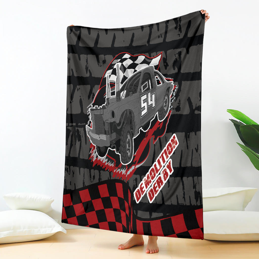 Custom demolition derby blanket N54
